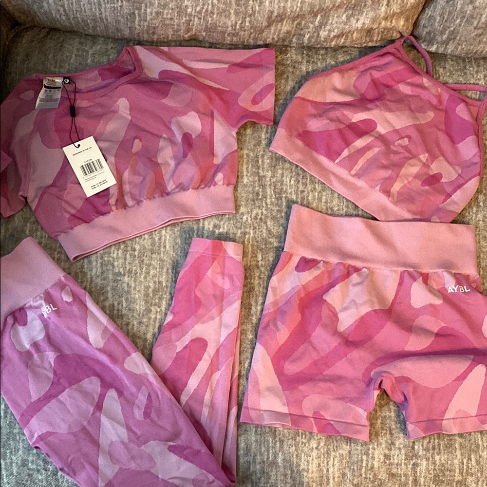 AYBL Pink Camo Women's Intimates Set